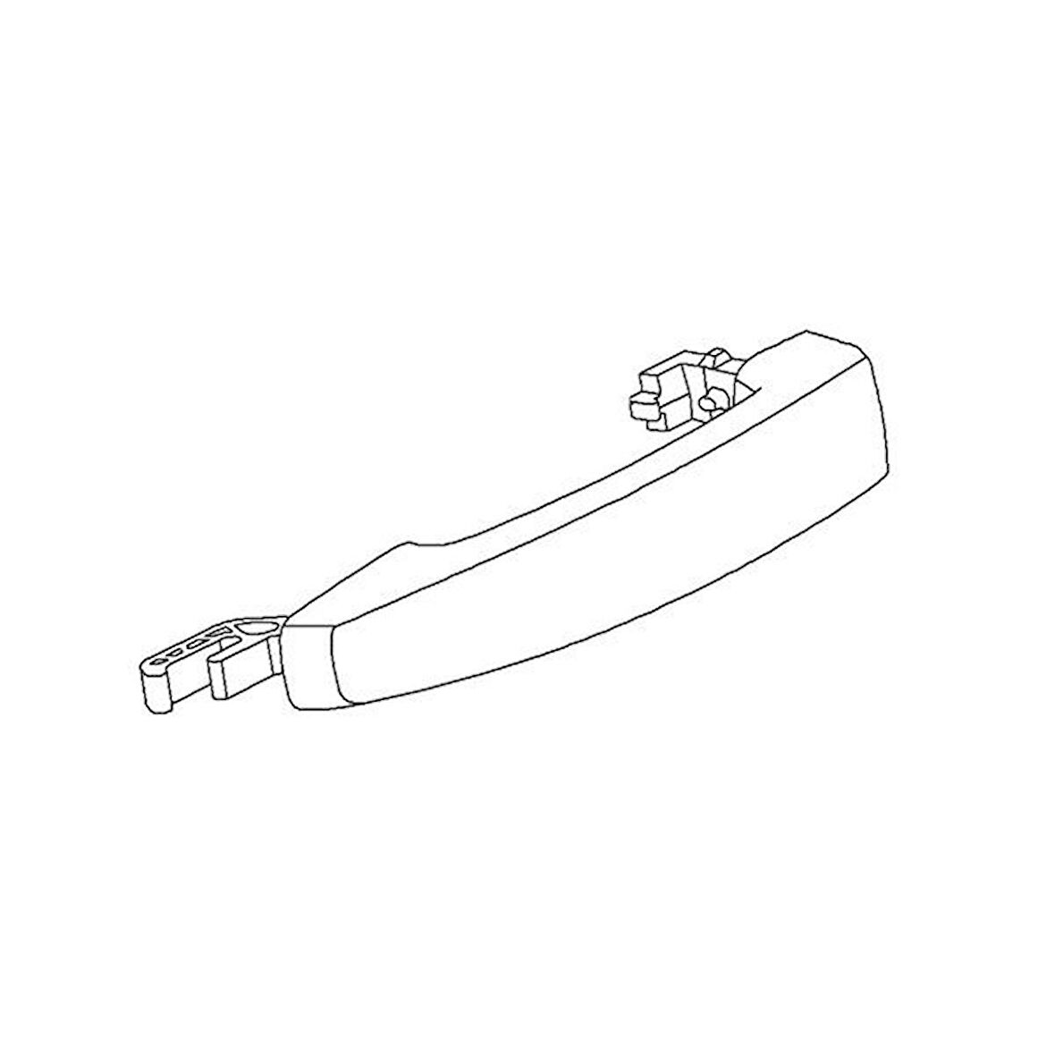 Toyota Avensis Kapı Kolu Ön Diş [Cey] (6921005091C0)